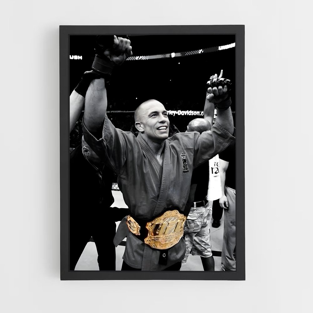 Poster Ceinture d'Or – affiche MMA (vue 2)